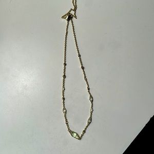 Kendra Scott adjustable gold choker necklace